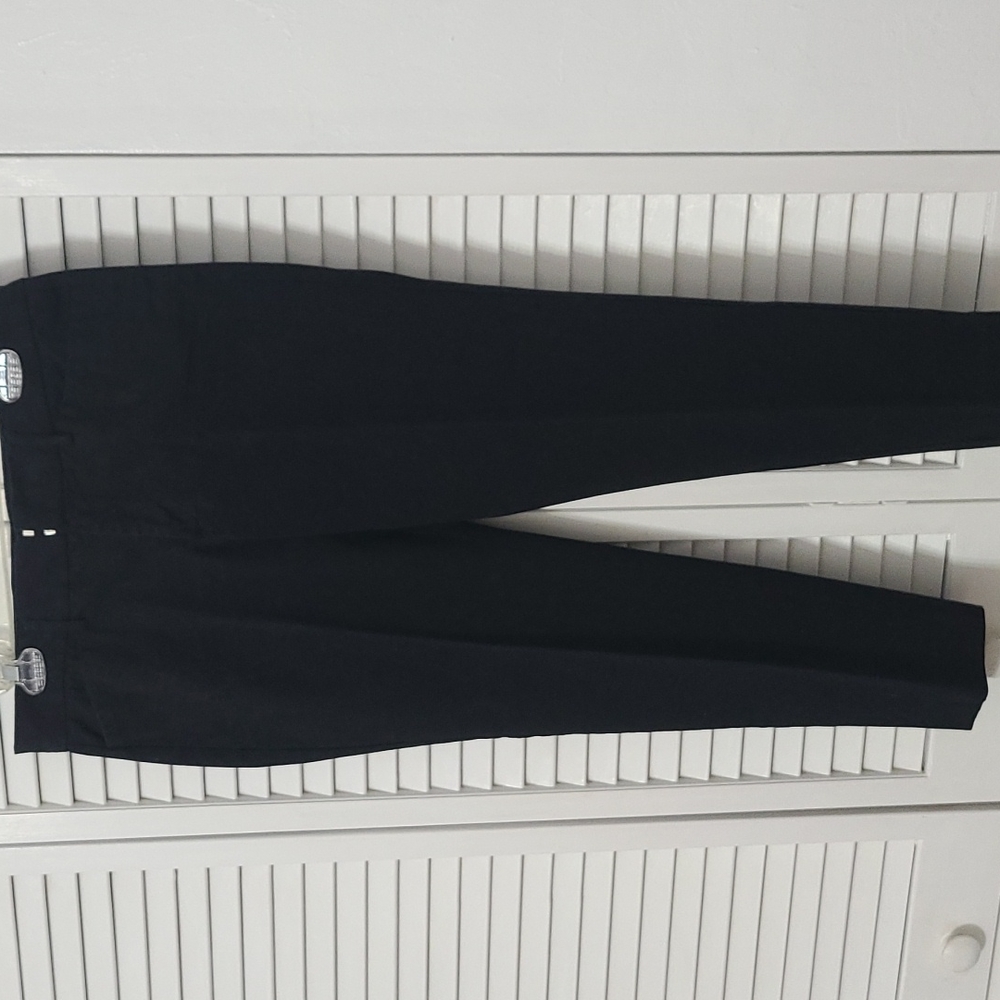 JCP Black 4 Pockets 37" Long Trouser 29/ 8 Petite